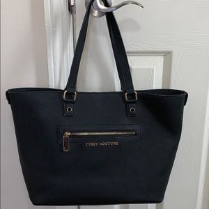 Juicy Couture black tote bag